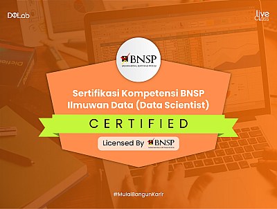 Sertifikasi Kompetensi BNSP Ilmuwan Data (Data Scientist)