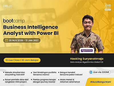 Bootcamp Business Intelligence Analyst with Power BI